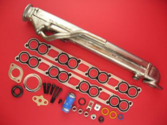 6.0L Ford Powerstroke EGR Cooler Kit - Remanufactred and Upgraded with Stainless Steel Tubes in the USA 4C3Z-9P456-AA, 4C3Z-9P456-AC, 4C3Z-9P456-AH, 4C3Z-9P456-AF, 4C3Z-9P456-AJ, 1844085C3, 1844085C4, 1844085C5, 1844085C6, 1844085C7, EGR500, 6.0L EGR Cooler, 6.0L bullet proof EGR cooler, 6.0L Powerstroke EGR cooler, 6.0L heavy duty EGR cooler, 6.0L FORD EGR cooler