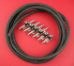 EcoDiesel 3.0L Fuel Injector Return Line Fitting Hose Kit with METAL Fittings - ECD-MET-4T+2L+6FT