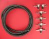 EcoDiesel 3.0L Fuel Injector Return Line Fitting Hose Kit with METAL Fittings 68229388AA, Ecodiesel metal return connector, ecodiesel metalreturn fitting, ecodiesel metal injector return fitting, ecodiesel metal injector return connector, ecodiesel metal fuel injector return fitting, ecodiesel metal fuel injector return connector, ecodiesel metal injector return harness, ram ecodiesel metal  injector return fitting, jeep ecodiesel metal injector return fitting, 3.0L Ecodiesel injector return fitting, ecodiesel fuel injector return line kit,